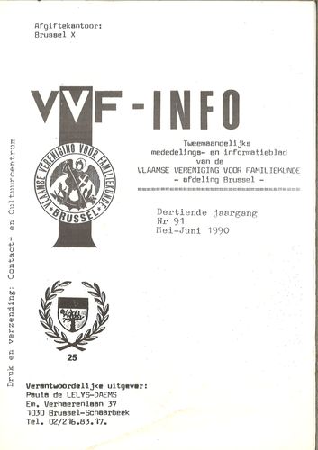 Kaft van VVF-Info 091