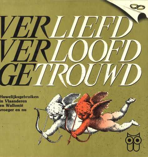 Kaft van Verliefd, verloofd, getrouwd