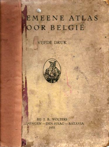Kaft van Algemene atlas  voor België